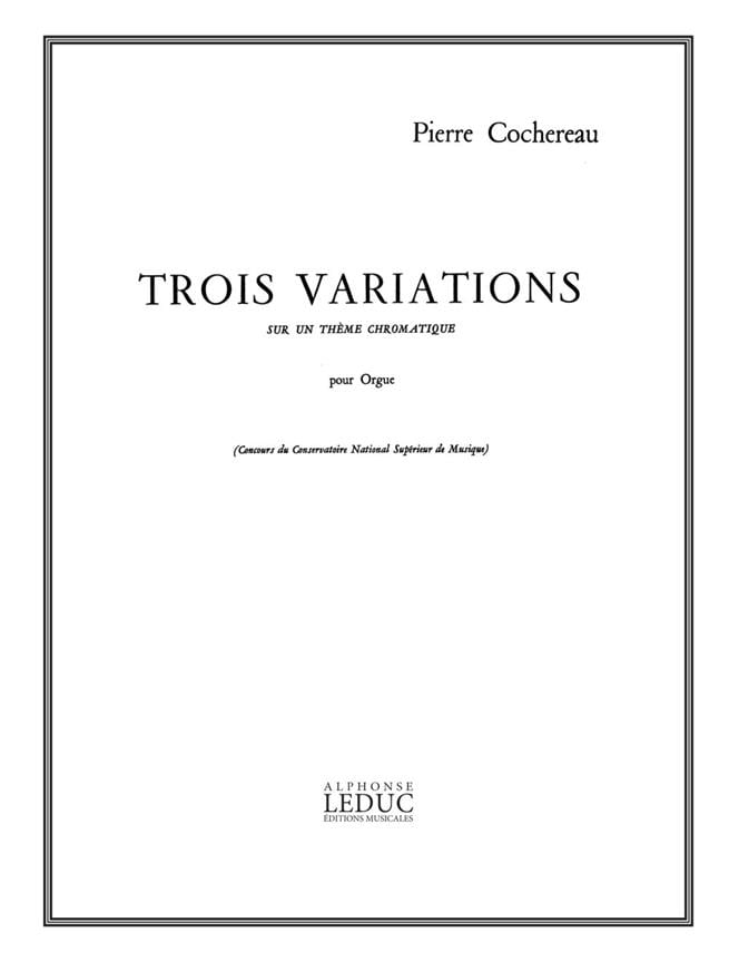 3 Variations sur un Theme chromatique